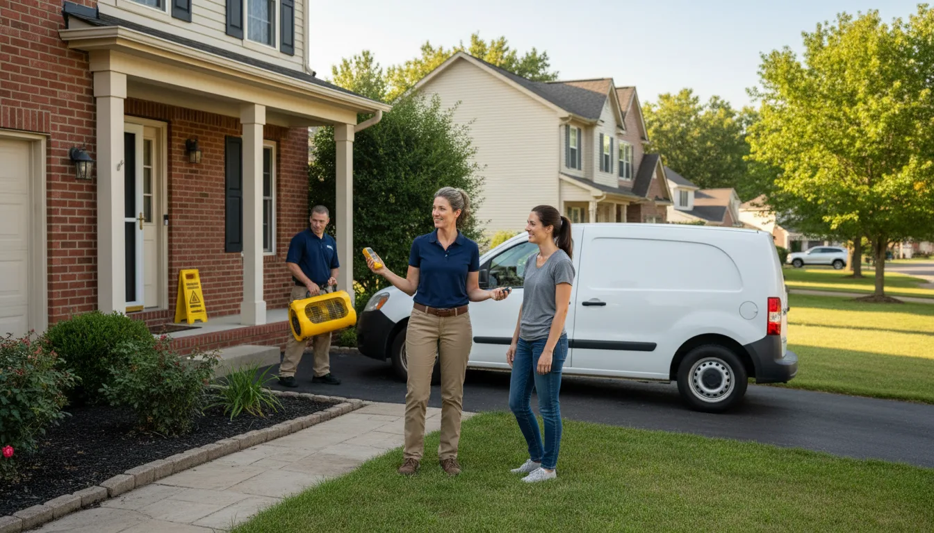 Residential water damage restoration in Danielson, CT